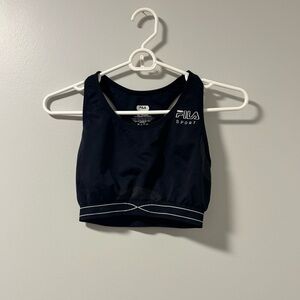 Fila Black Sports Bra Small